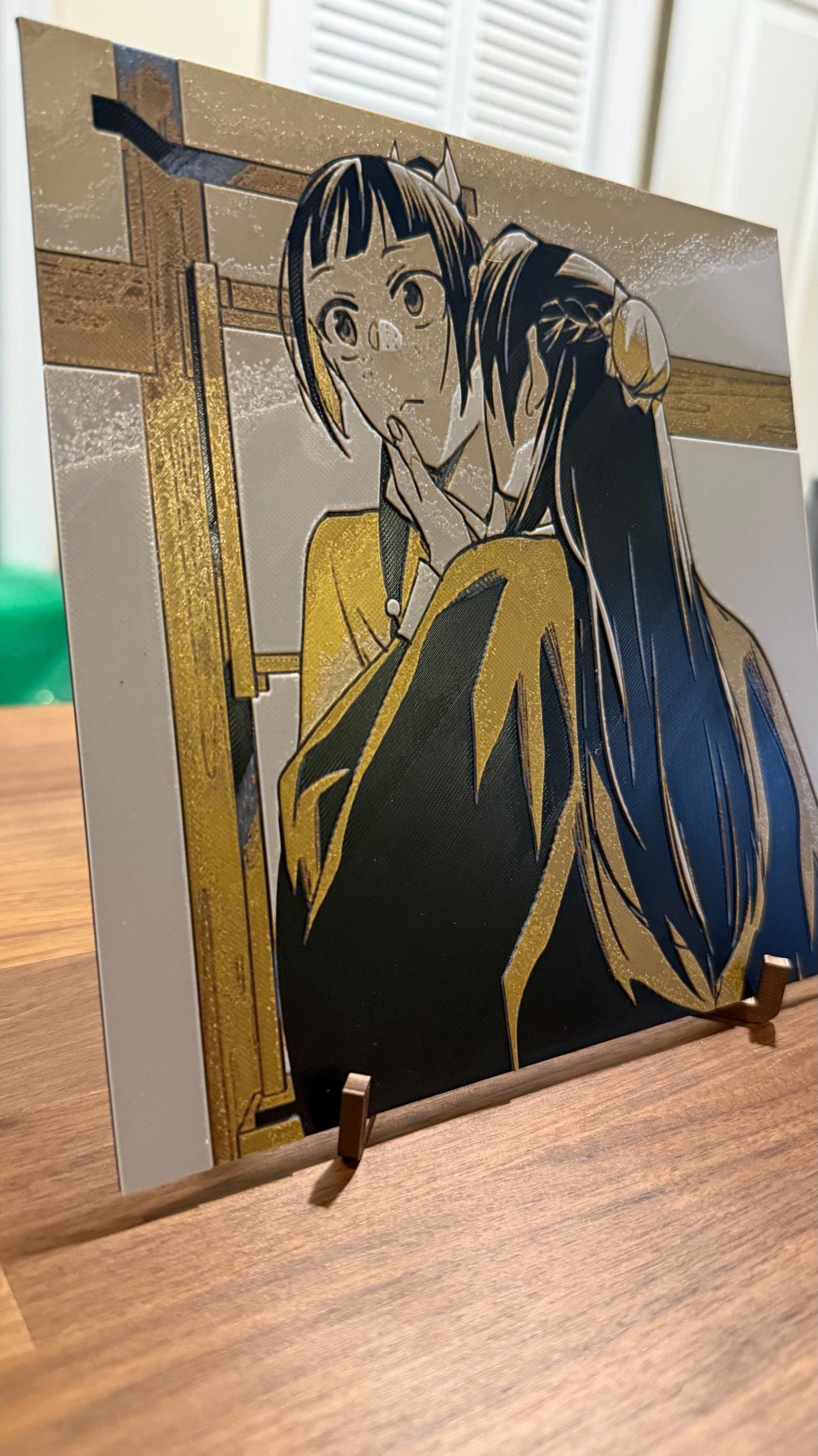 Bite Master Jinshi Maomao Metallic 3D Poster Art Print - photo 4 (photos/photo_04.jpg)