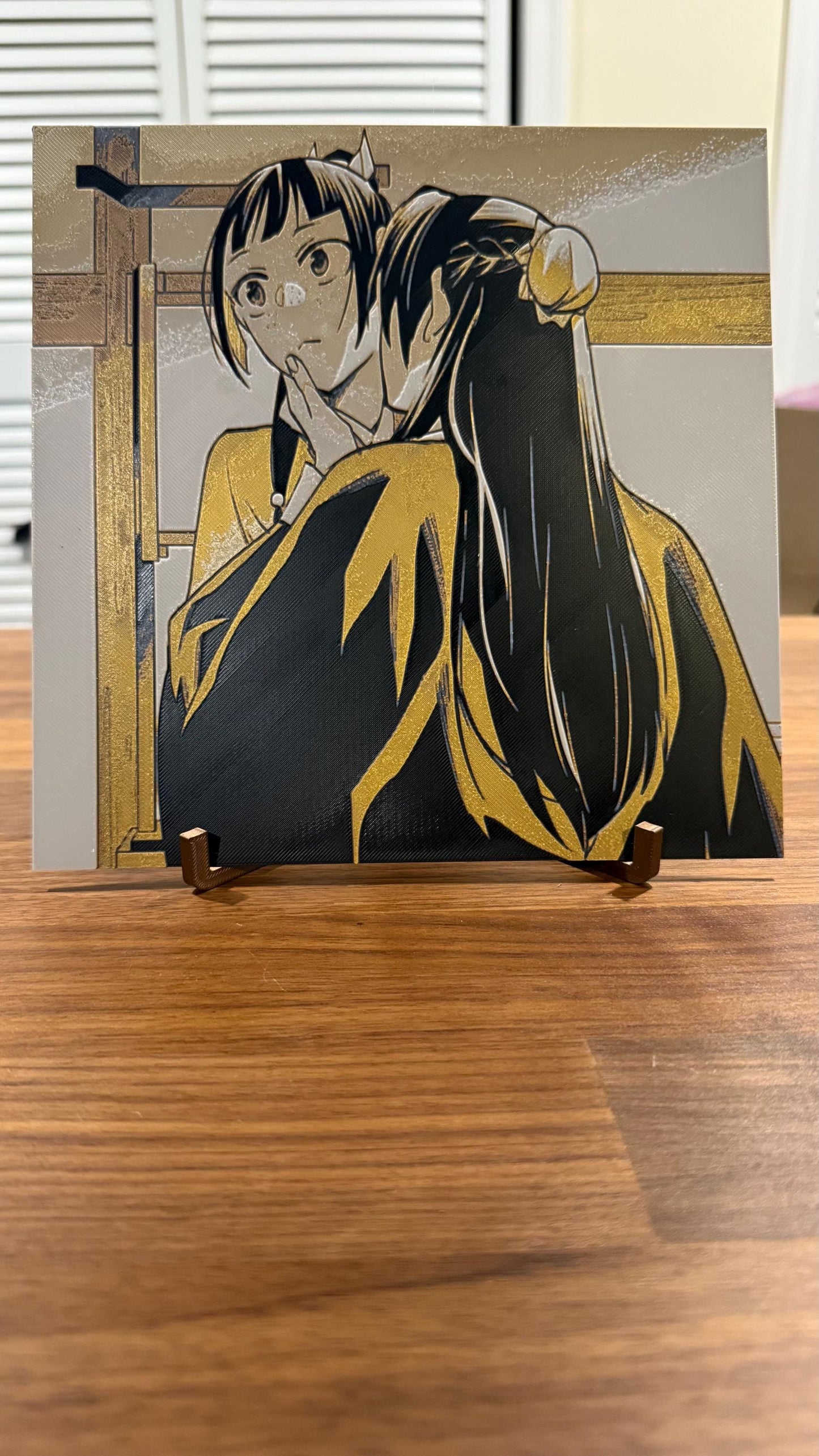 Bite Master Jinshi Maomao Metallic 3D Poster Art Print - photo 5 (photos/photo_05.jpg)
