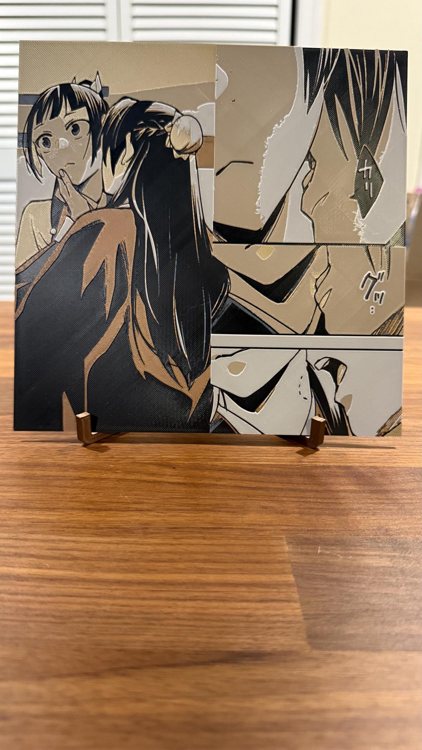 Bite Master Jinshi Maomao Metallic 3D Poster Art Print - photo 6 (photos/photo_06.jpg)