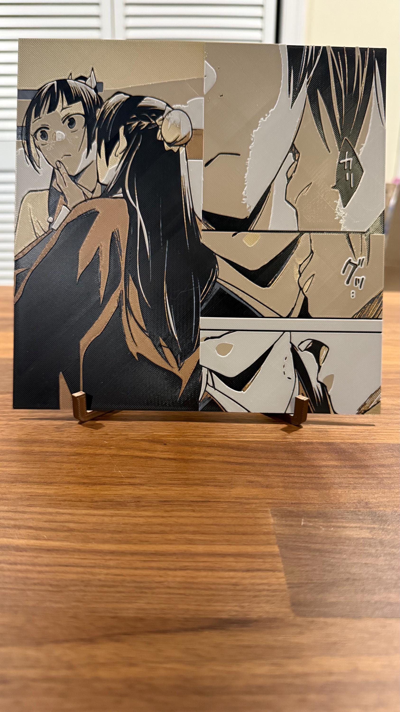 Bite Master Jinshi Maomao Metallic 3D Poster Art Print - photo 6 (photos/photo_06.jpg)