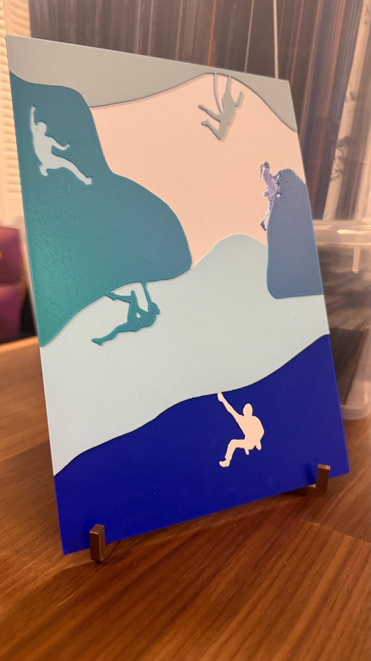 Rock Climbing Bouldering Art Poster Print - photo 2 (photos/photo_02.jpg)