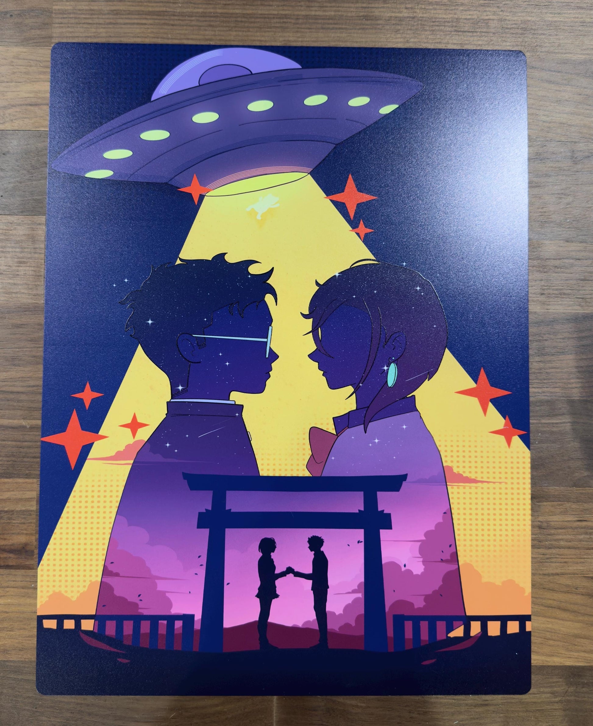 Okarun and Momo Poster Print - Optional 3D Texture - photo 1 (photos/photo_01.jpg)