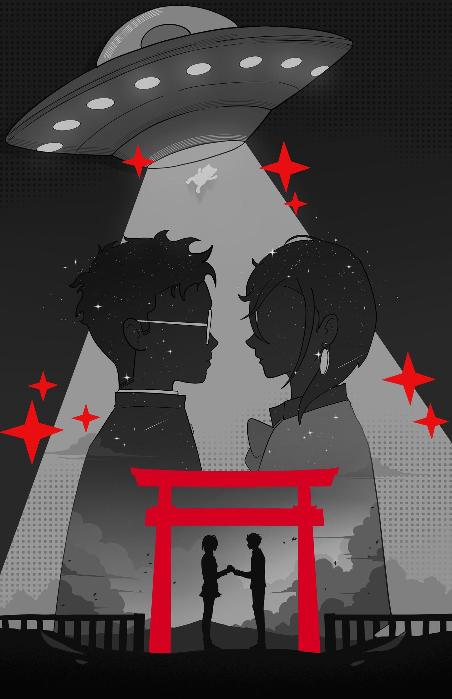 Okarun and Momo Poster Print - Optional 3D Texture - photo 2 (photos/photo_02.jpg)
