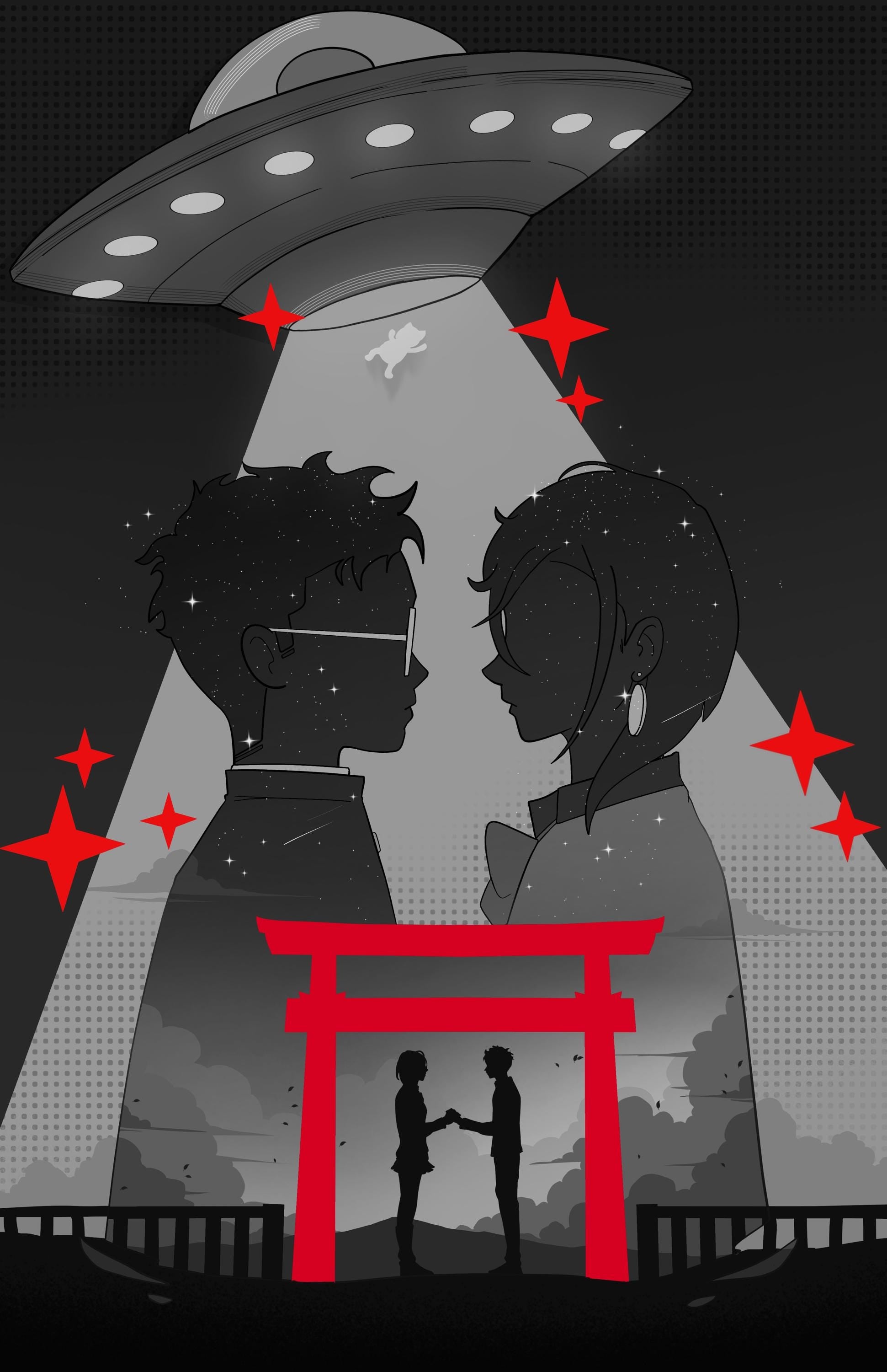 Okarun and Momo Poster Print - Optional 3D Texture - photo 2 (photos/photo_02.jpg)