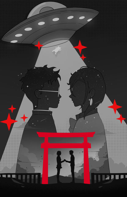 Okarun and Momo Poster Print - Optional 3D Texture - photo 2 (photos/photo_02.jpg)