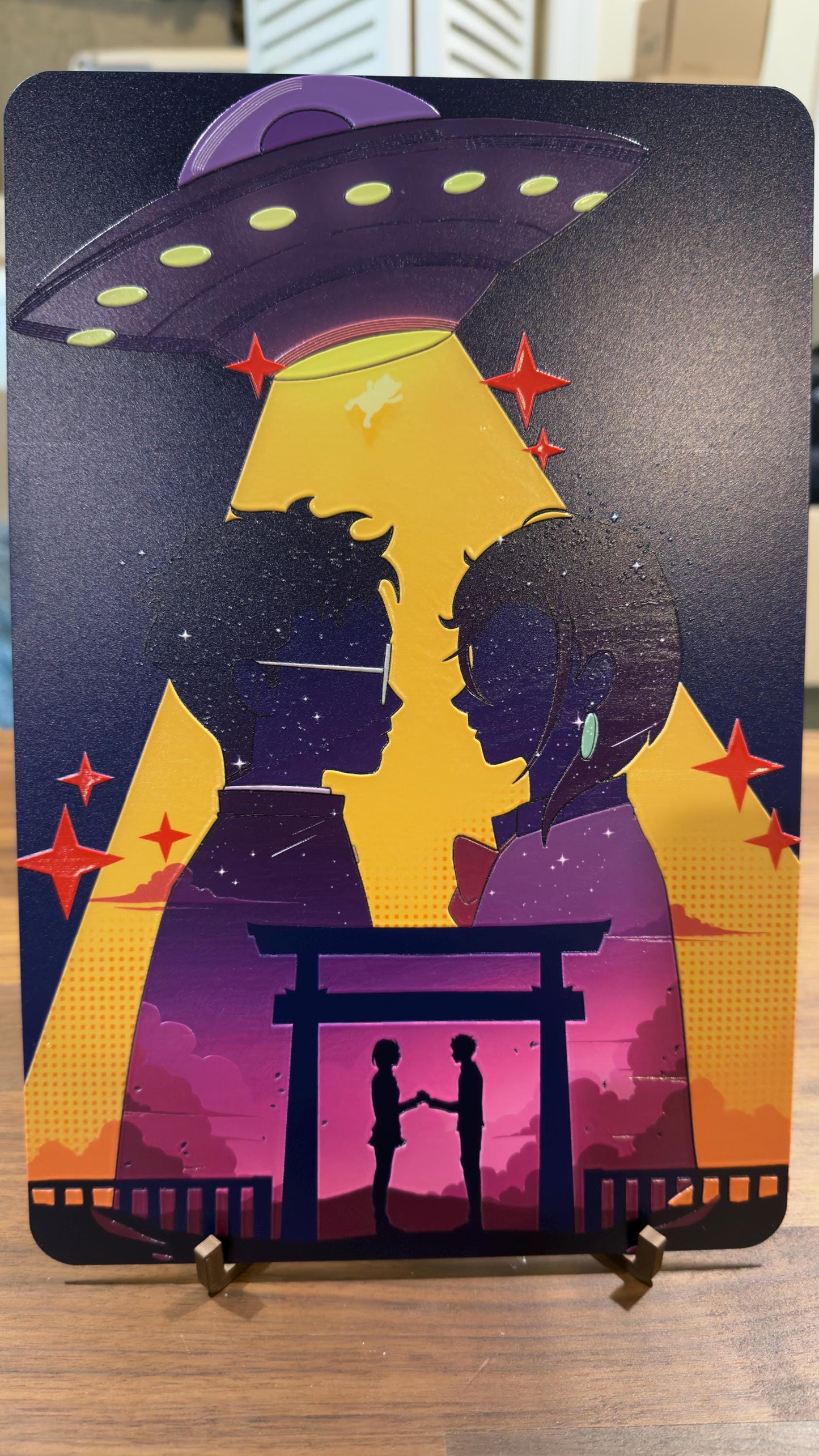 Okarun and Momo Poster Print - Optional 3D Texture - photo 3 (photos/photo_03.jpg)
