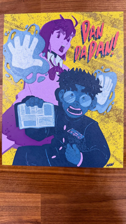Dan da Dan Momo Okarun 3D Poster Art Print w/ Texture - photo 5 (photos/photo_05.jpg)