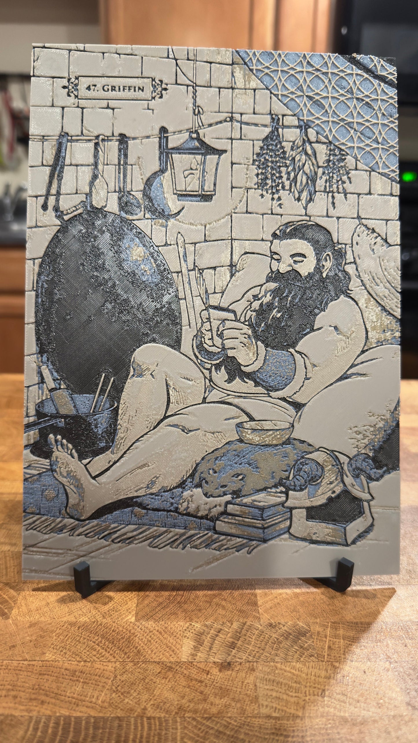 Senshi Metallic 3D Poster Art Print - photo 2 (photos/photo_02.jpg)