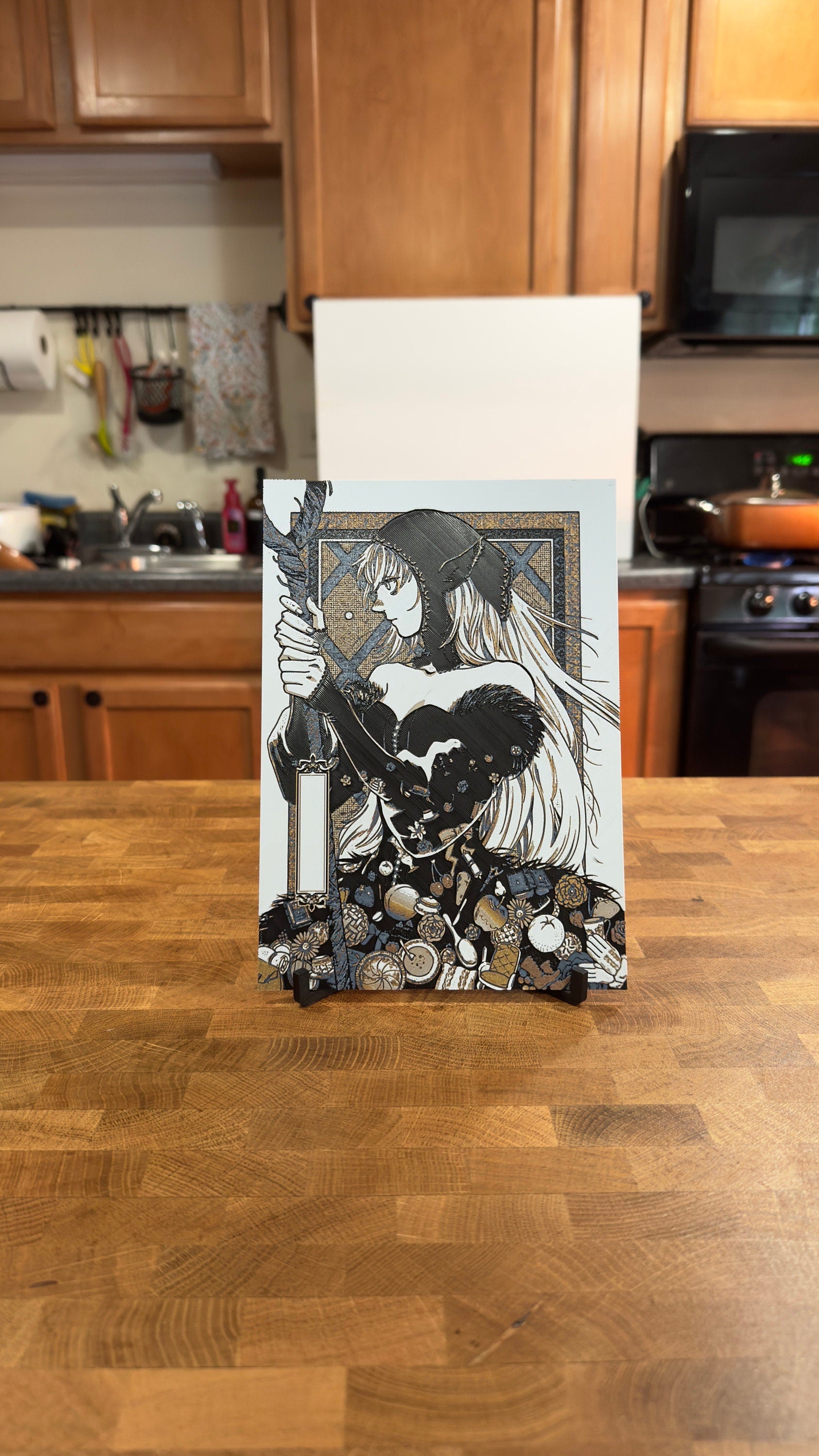 Marcille Dress Metallic 3D Poster Art Print - photo 6 (photos/photo_06.jpg)