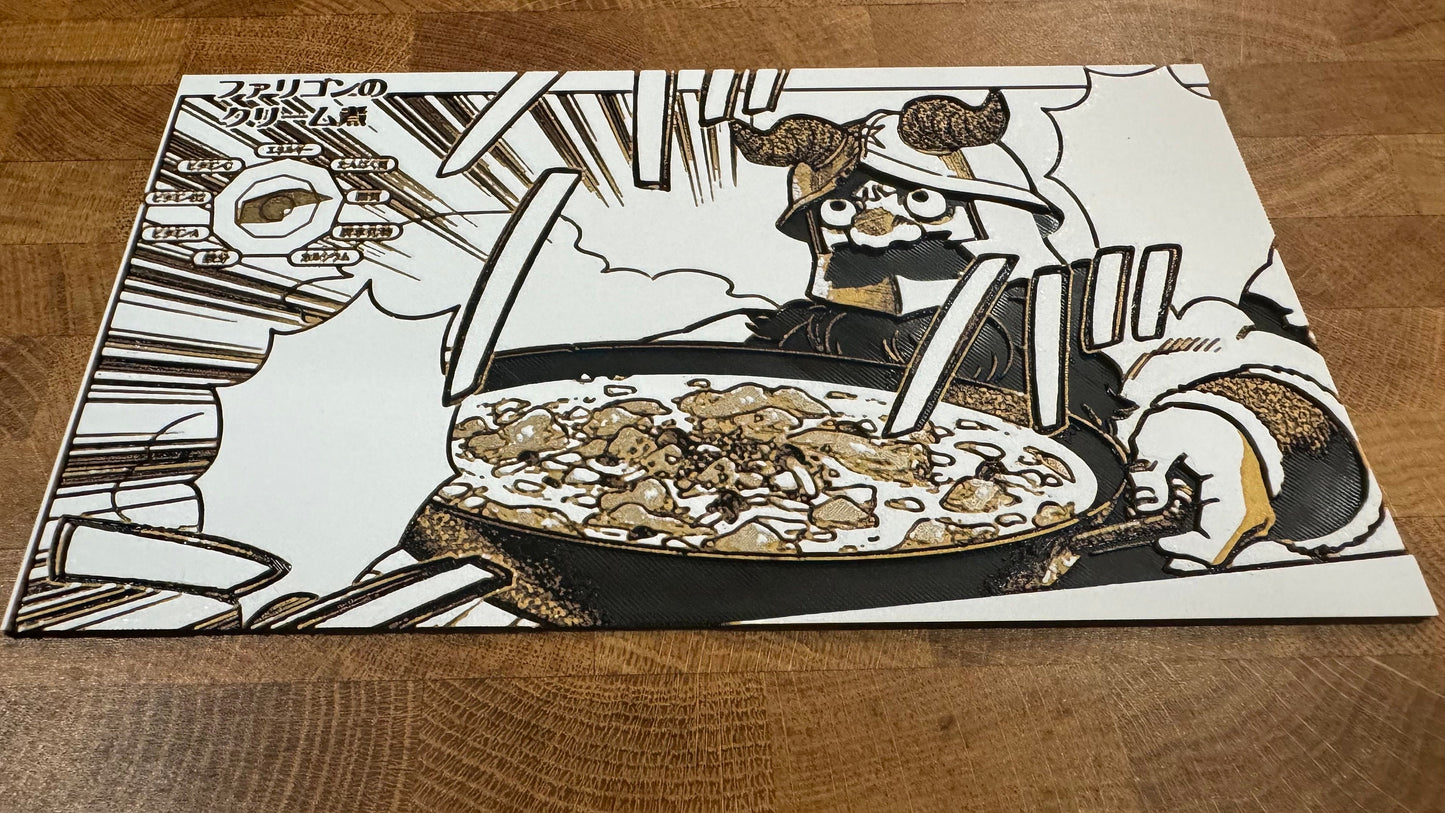 Senshi Stew Metallic 3D Poster Art Print - photo 4 (photos/photo_04.jpg)