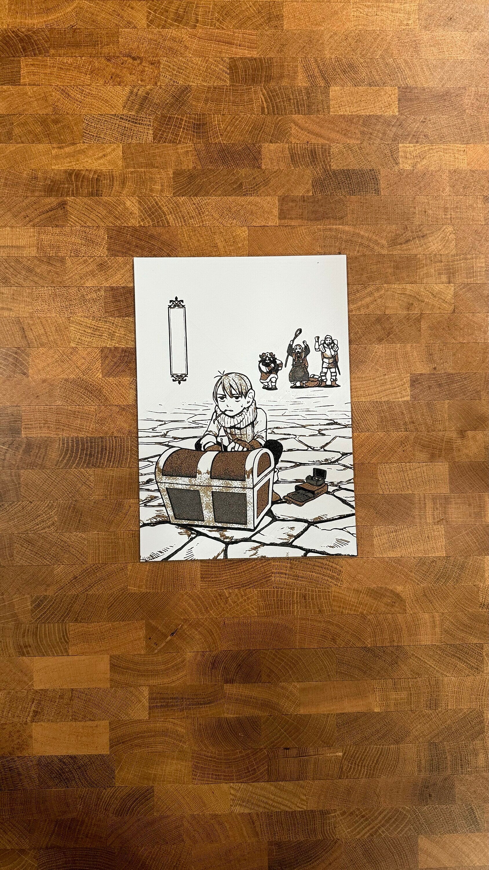 Chilchuck Metallic 3D Poster Art Print - photo 1 (photos/photo_01.jpg)