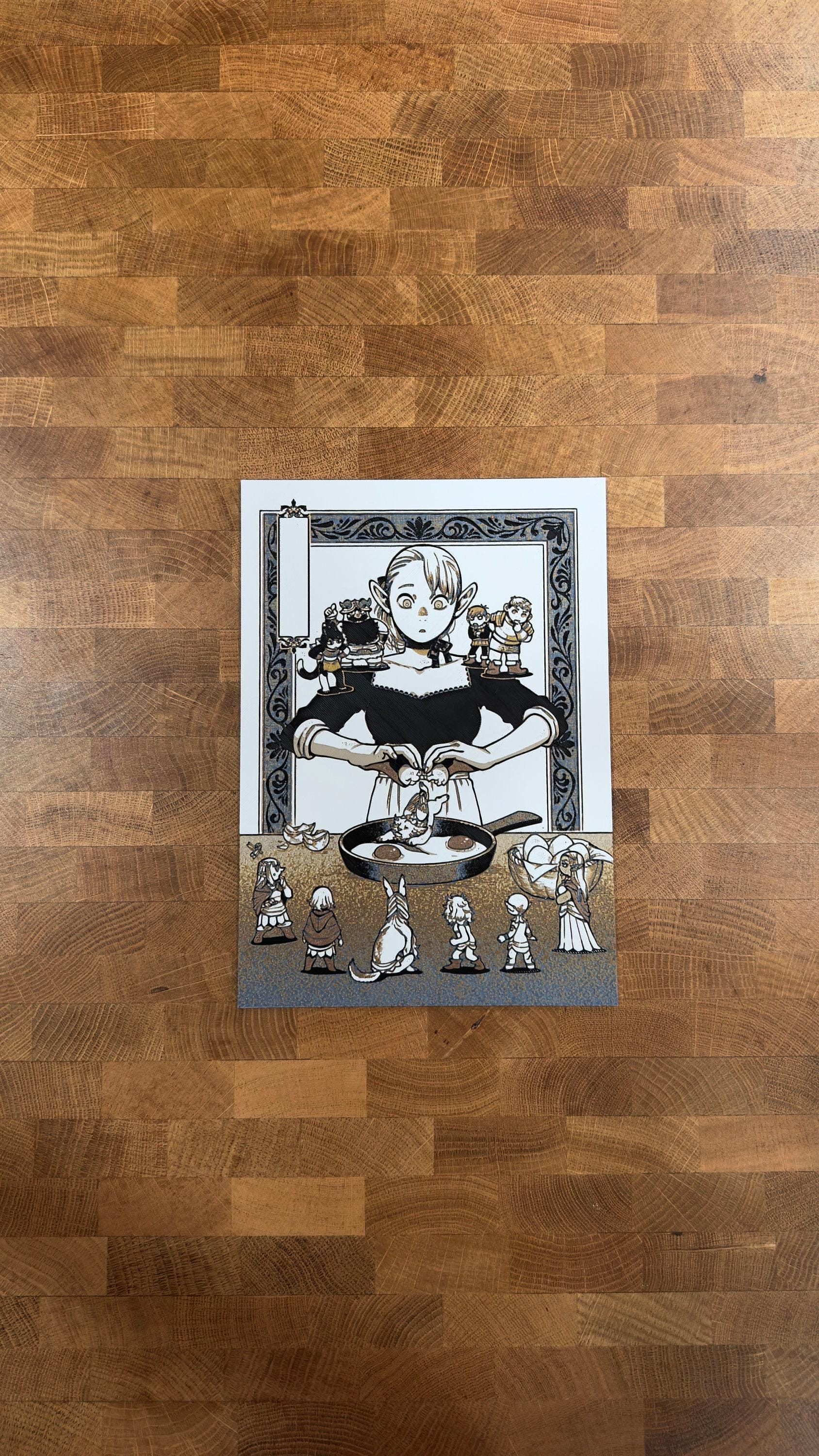 Marcille Cooking Metallic 3D Poster Art Print - photo 1 (photos/photo_01.jpg)
