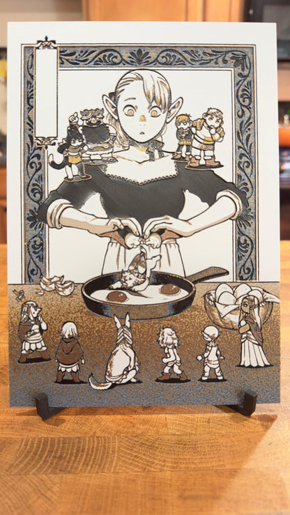 Marcille Cooking Metallic 3D Poster Art Print - photo 5 (photos/photo_05.jpg)