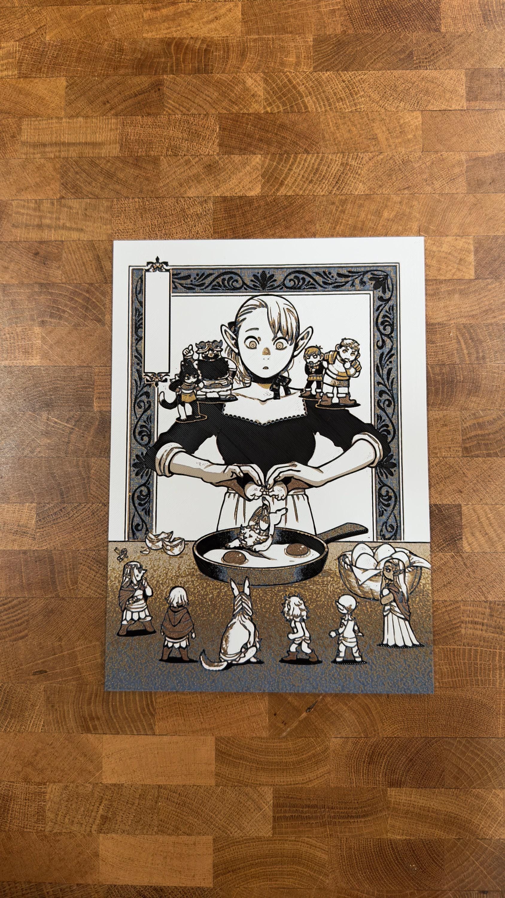 Marcille Cooking Metallic 3D Poster Art Print - photo 7 (photos/photo_07.jpg)