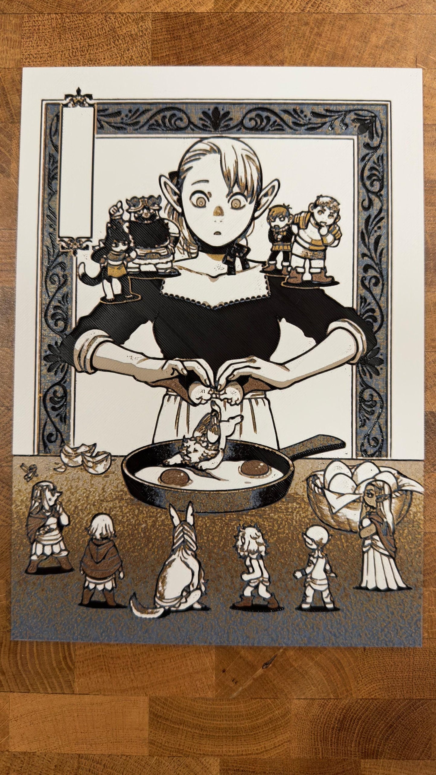 Marcille Cooking Metallic 3D Poster Art Print - photo 8 (photos/photo_08.jpg)