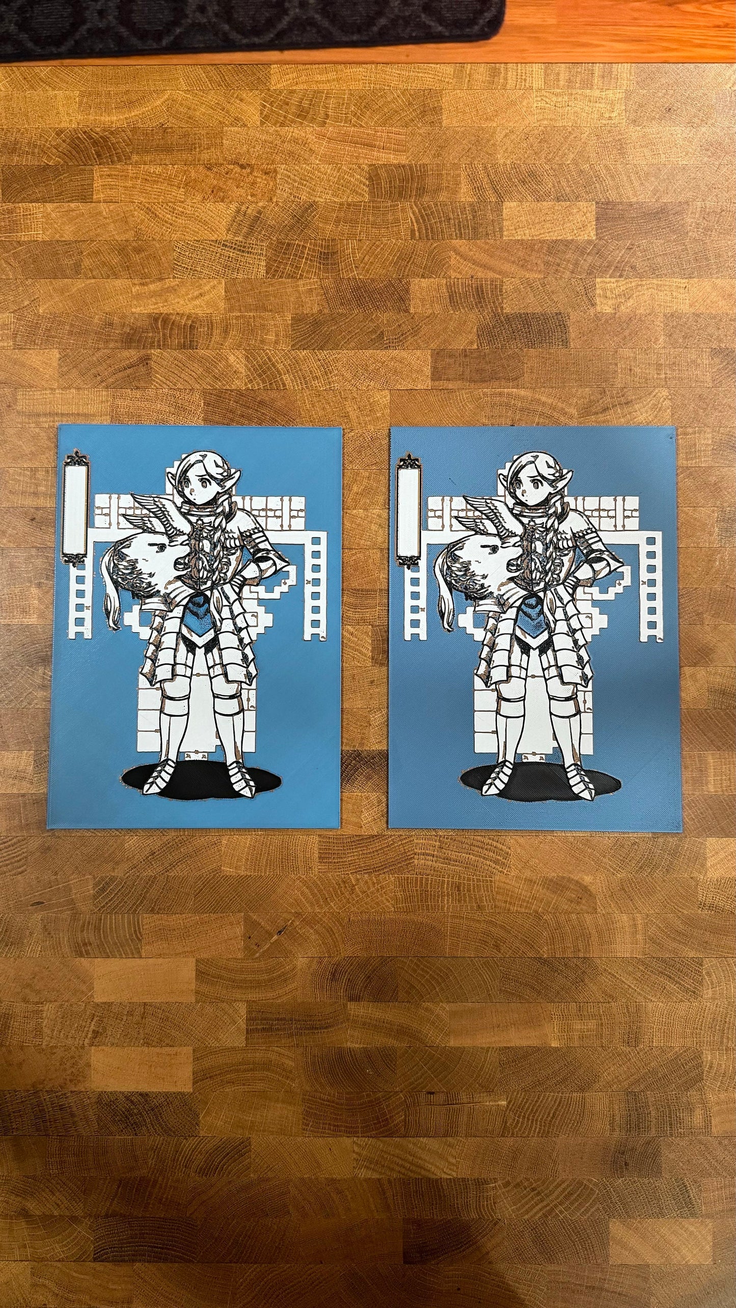 Marcille Armor Metallic 3D Poster Art Print - photo 1 (photos/photo_01.jpg)