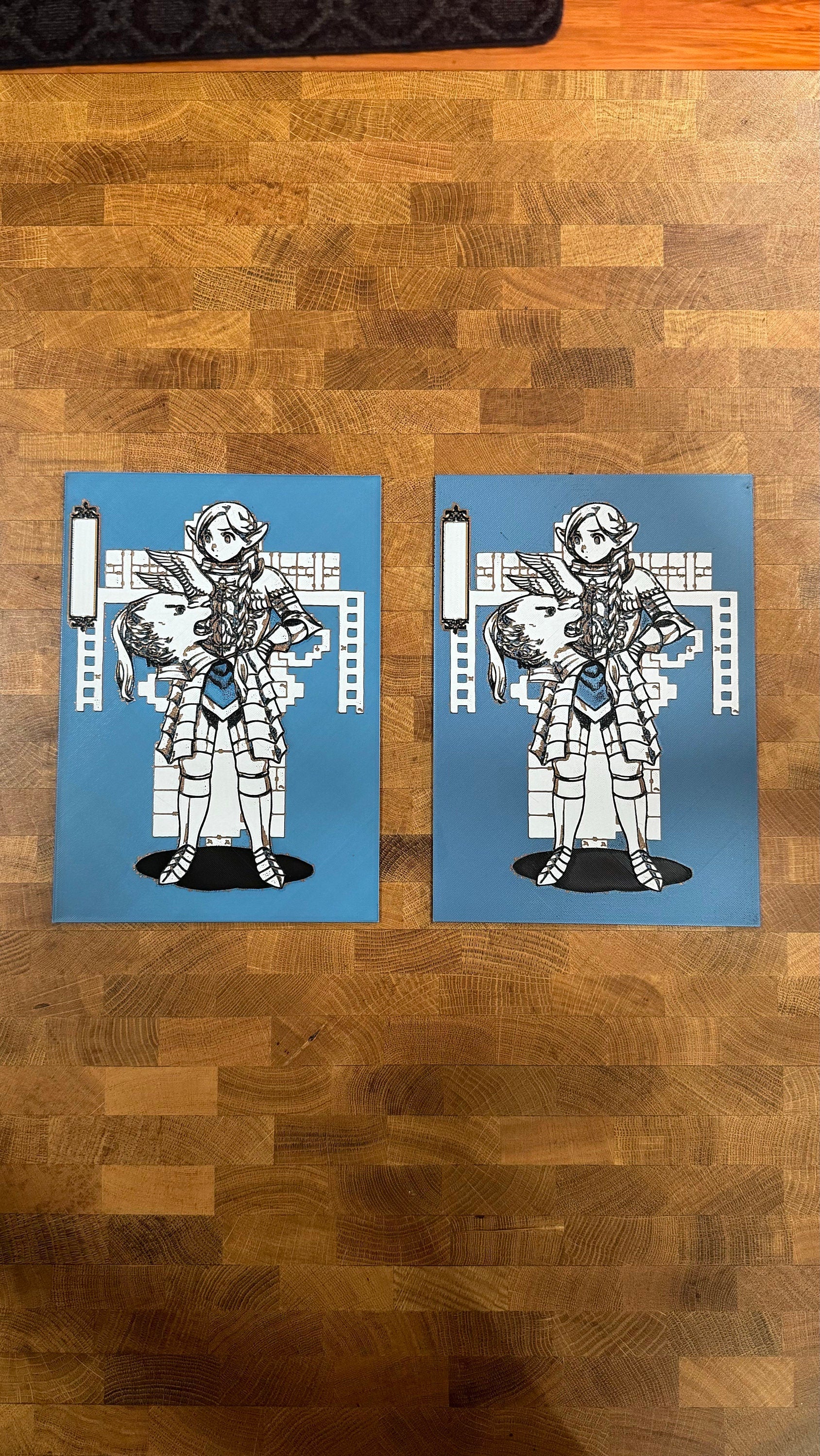 Marcille Armor Metallic 3D Poster Art Print - photo 1 (photos/photo_01.jpg)