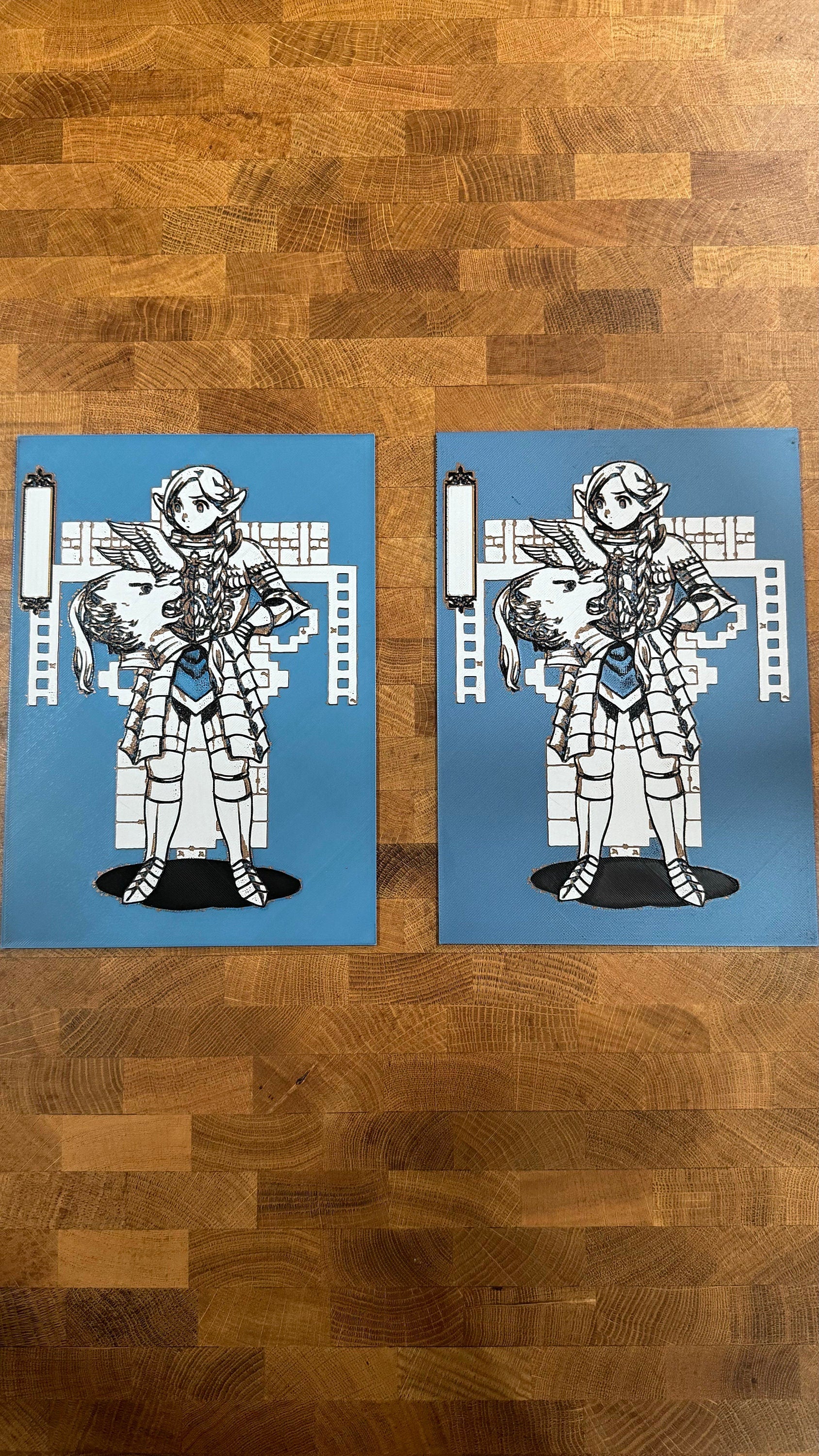Marcille Armor Metallic 3D Poster Art Print - photo 3 (photos/photo_03.jpg)