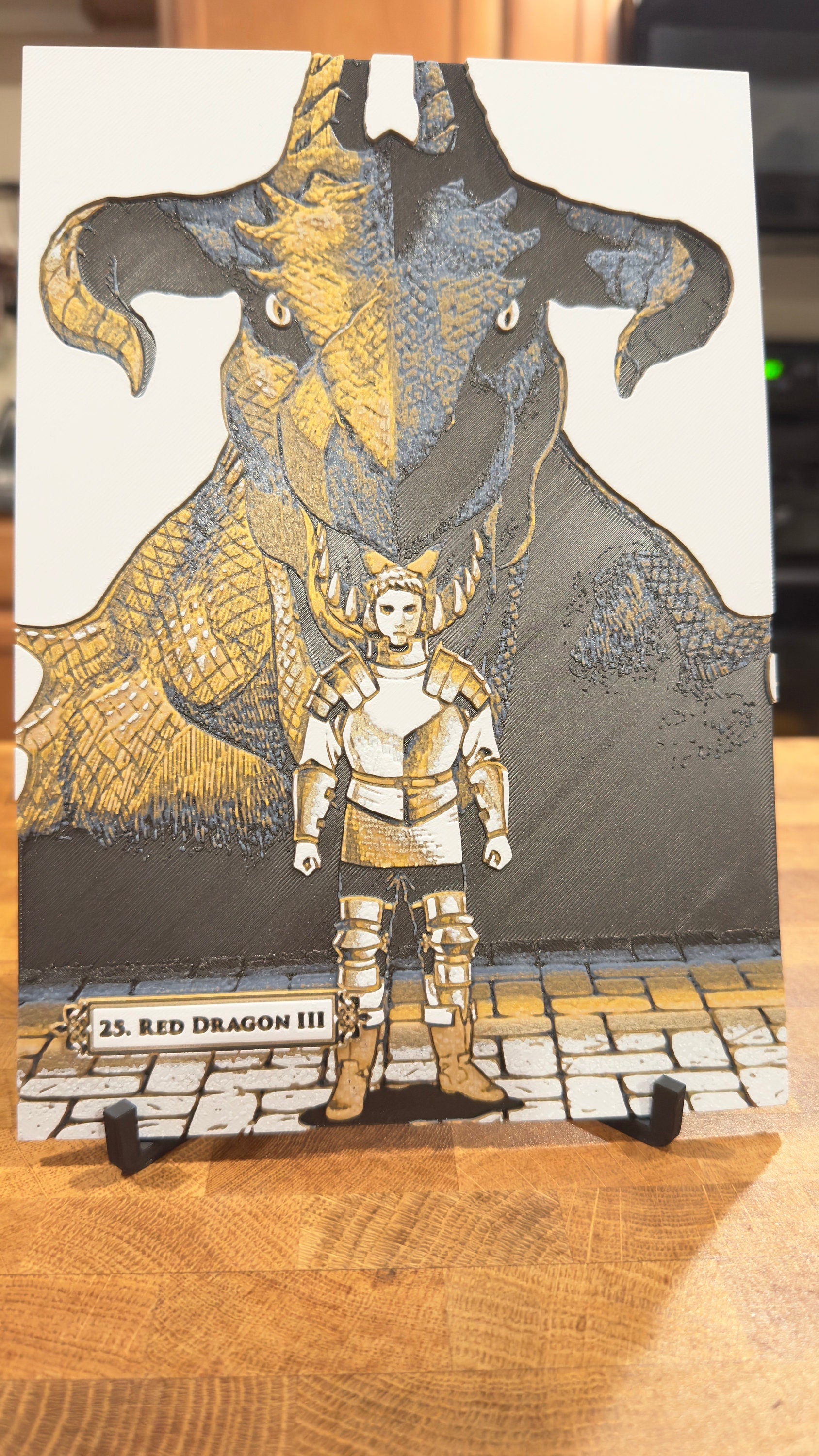Laios Metallic 3D Poster Art Print - photo 2 (photos/photo_02.jpg)