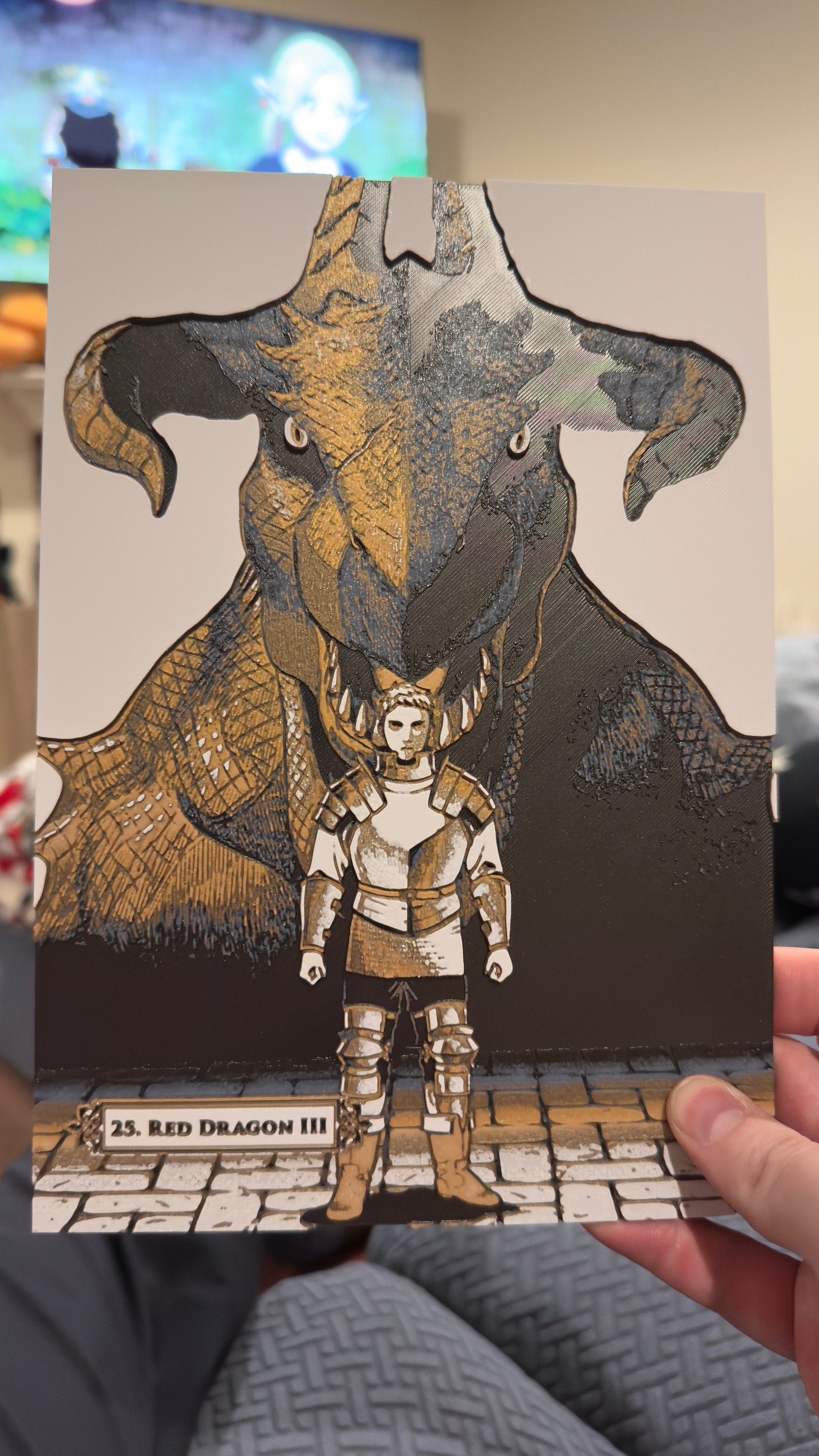 Laios Metallic 3D Poster Art Print - photo 5 (photos/photo_05.jpg)