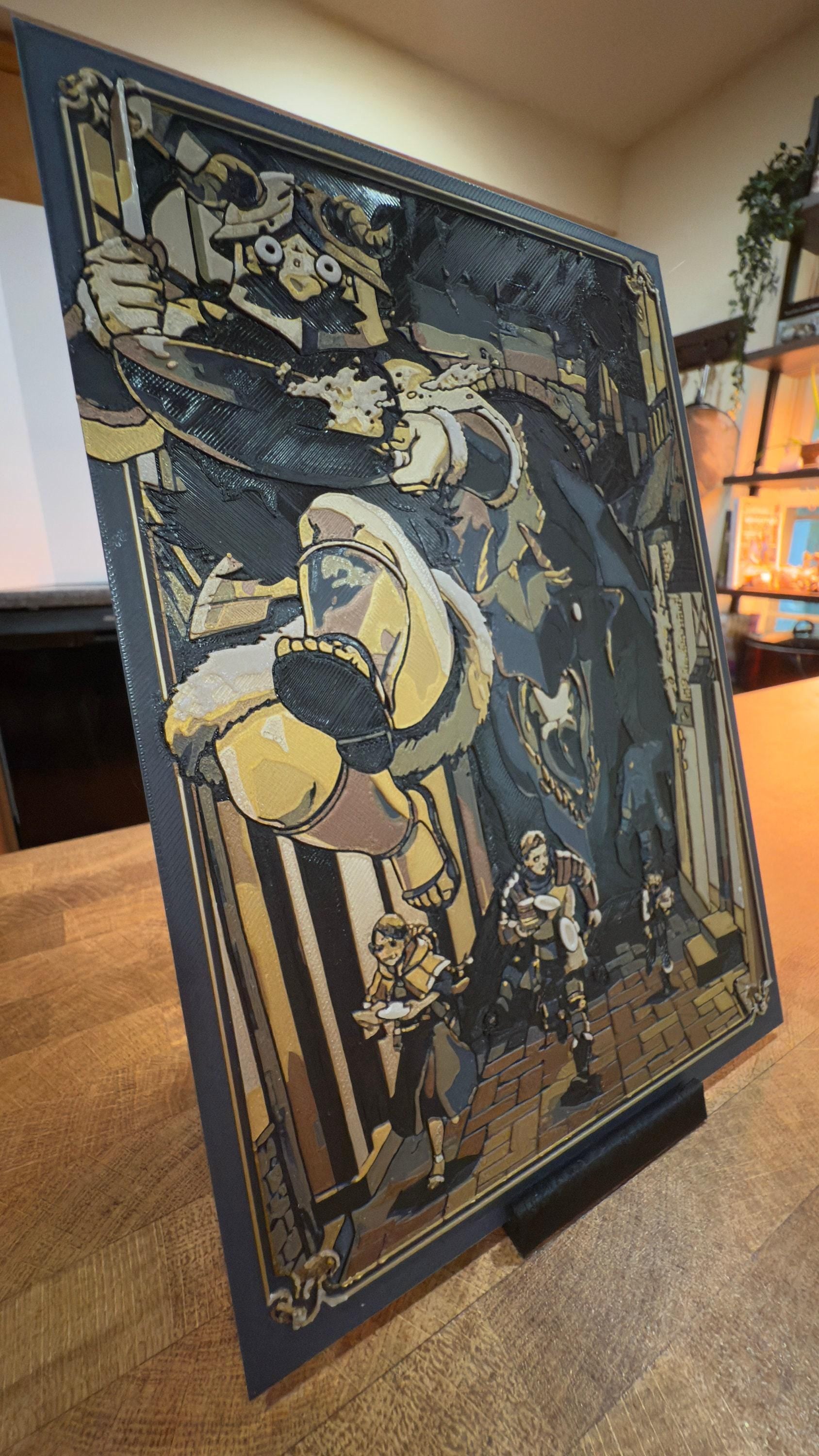 Senshi Volume 4 Metallic 3D Poster Art Print - photo 3 (photos/photo_03_volume04.jpg)