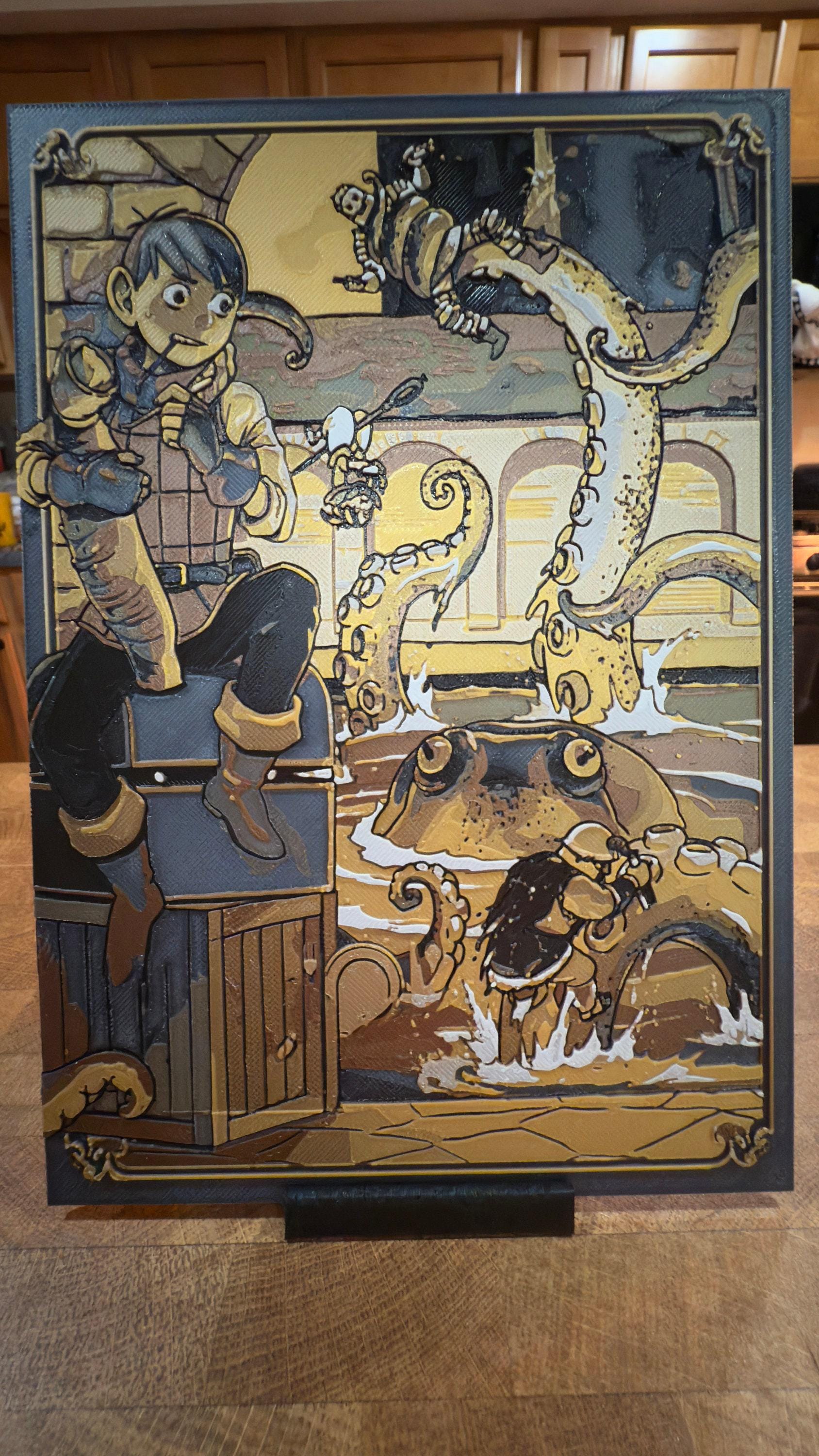 Chilchuck Volume 3 Metallic 3D Poster Art Print - photo 2 (photos/photo_02_volume03.jpg)