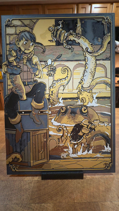 Chilchuck Volume 3 Metallic 3D Poster Art Print - photo 2 (photos/photo_02_volume03.jpg)