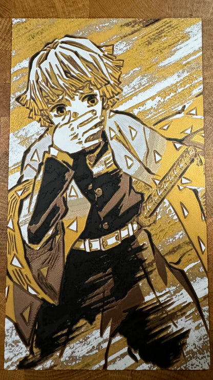 Zenitsu 3D Poster Print Art - photo 2 (photos/photo_02.jpg)