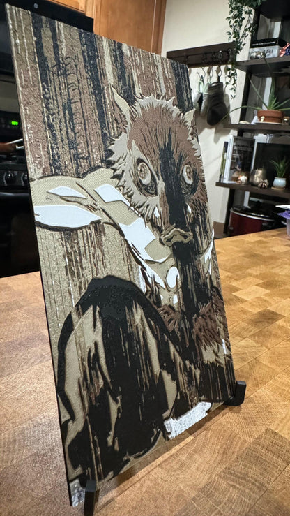 Inosuke Hashibira 3D Poster Art Print - photo 4 (photos/photo_04.jpg)