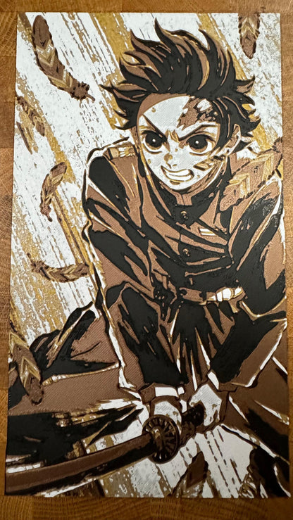 Tanjiro Kamado 3D Poster Print Art - photo 2 (photos/photo_02.jpg)