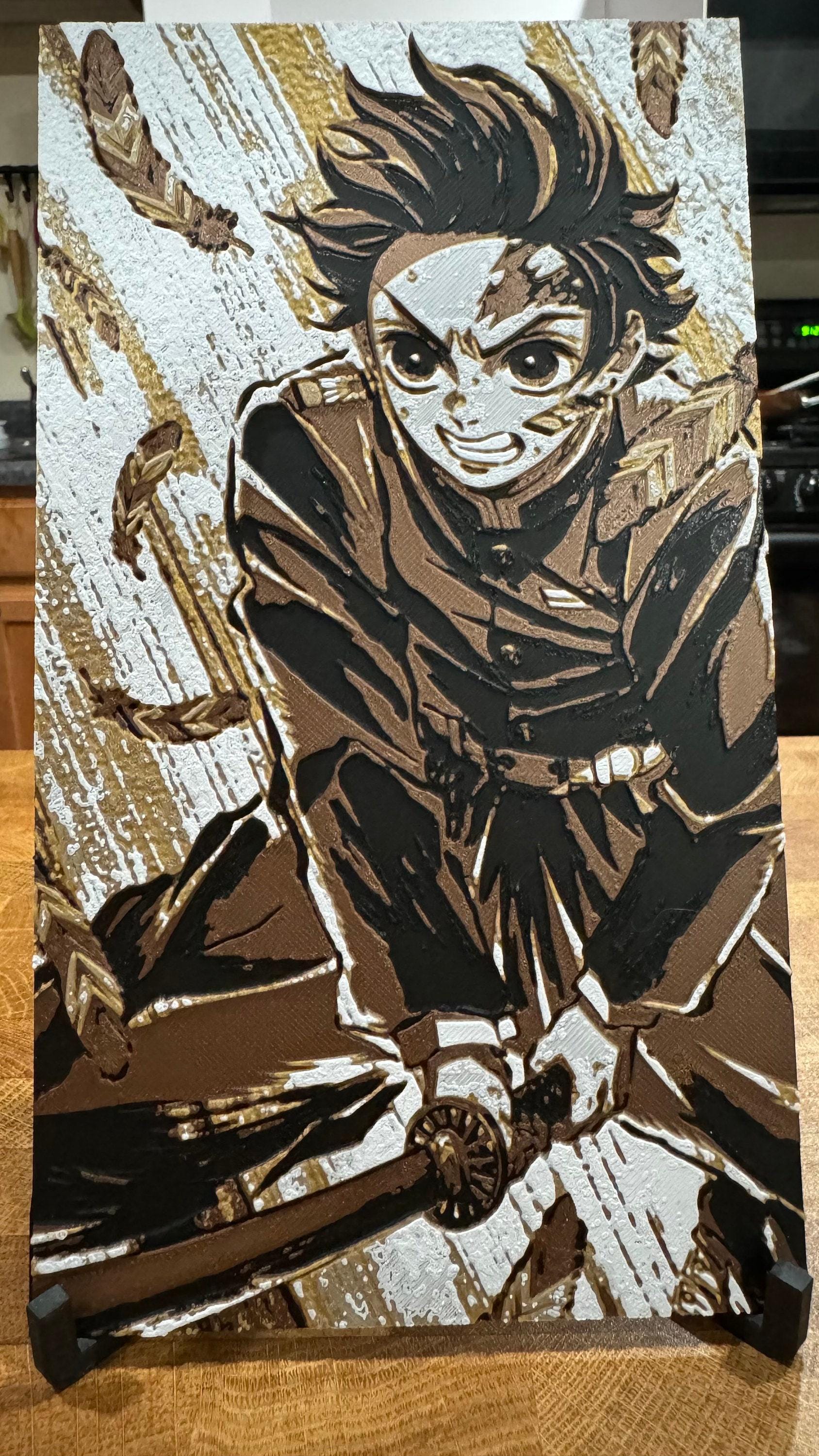 Tanjiro Kamado 3D Poster Print Art - photo 3 (photos/photo_03.jpg)