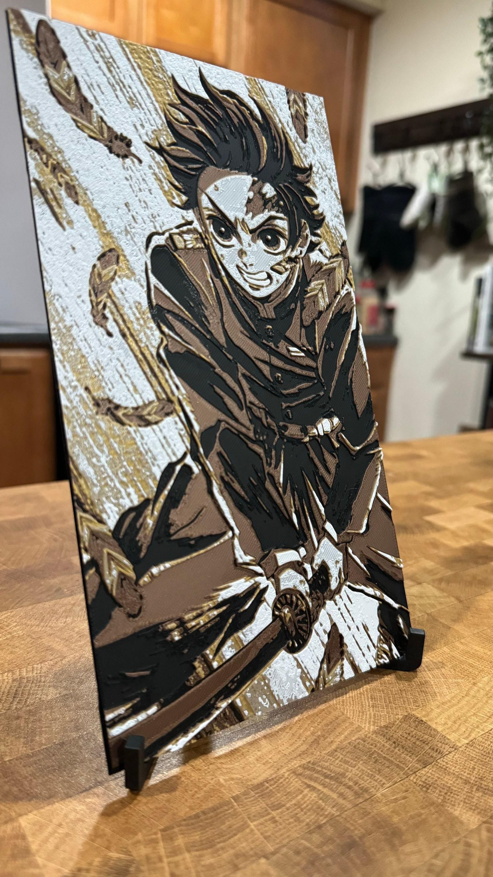 Tanjiro Kamado 3D Poster Print Art - photo 4 (photos/photo_04.jpg)