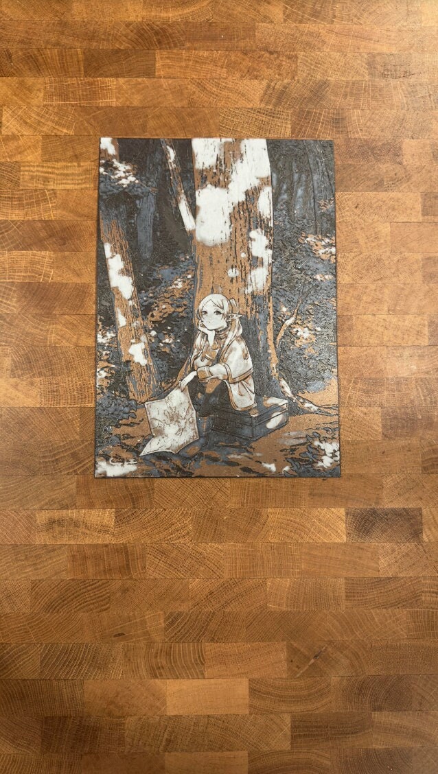 Frieren Chapter 2 Cover Metallic 3D Poster Print - photo 1 (photos/photo_01.jpg)