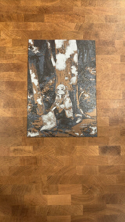 Frieren Chapter 2 Cover Metallic 3D Poster Print - photo 1 (photos/photo_01.jpg)