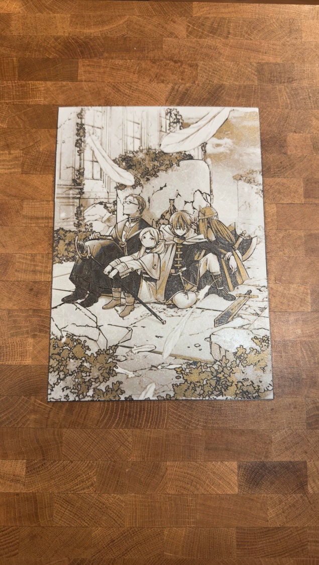 Frieren Volume 1 Cover Metallic 3D Poster Print - photo 1 (photos/photo_01.jpg)