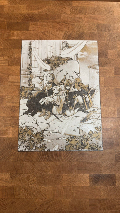 Frieren Volume 1 Cover Metallic 3D Poster Print - photo 1 (photos/photo_01.jpg)