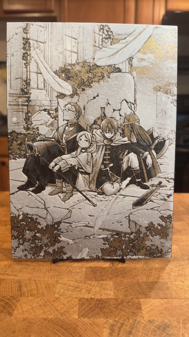 Frieren Volume 1 Cover Metallic 3D Poster Print - photo 2 (photos/photo_02.jpg)