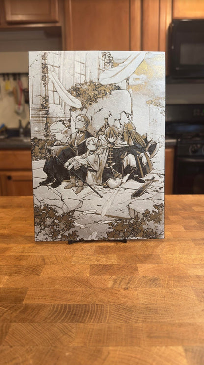 Frieren Volume 1 Cover Metallic 3D Poster Print - photo 3 (photos/photo_03.jpg)