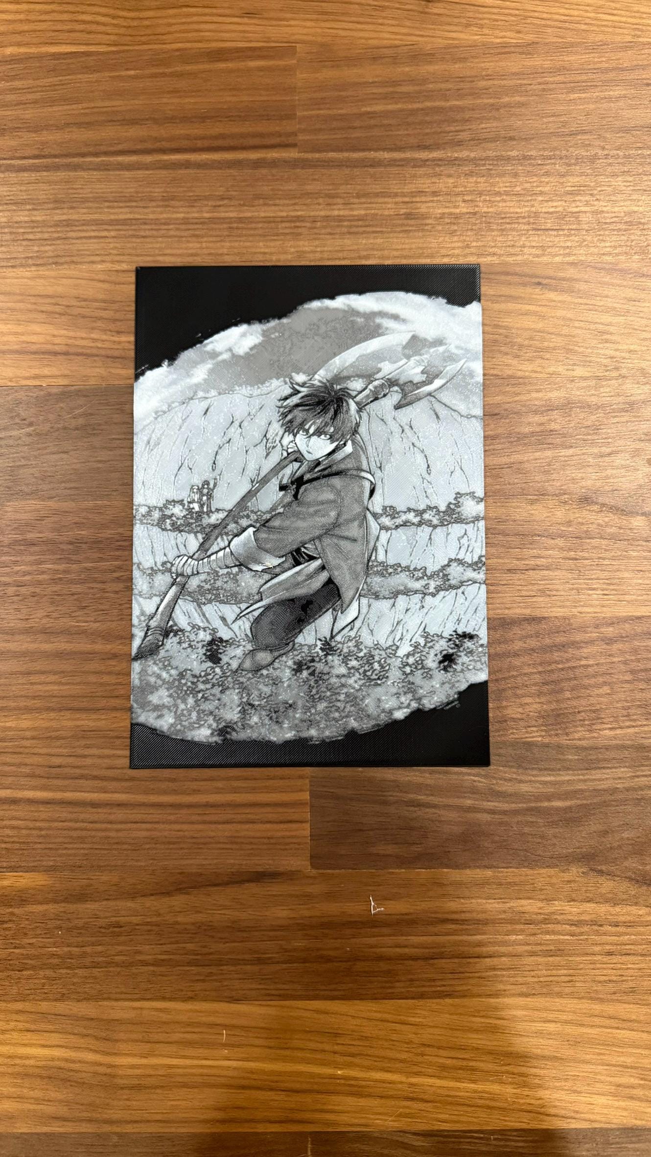Hero Stark Frieren Metallic 3D Poster Print - photo 2 (photos/photo_02.jpg)