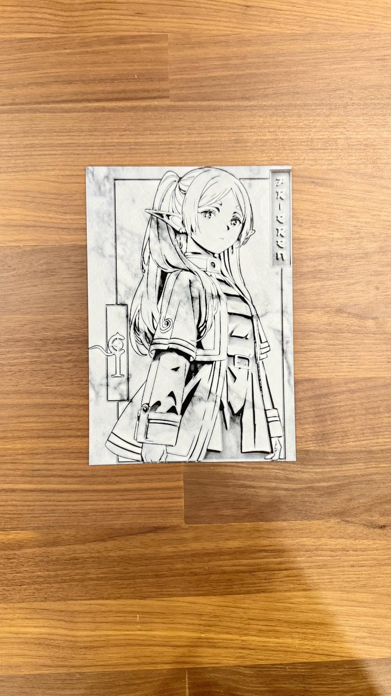 Frieren Himmel Carved Marble Effect 3D Poster Art Print - photo 4 (photos/photo_04.jpg)
