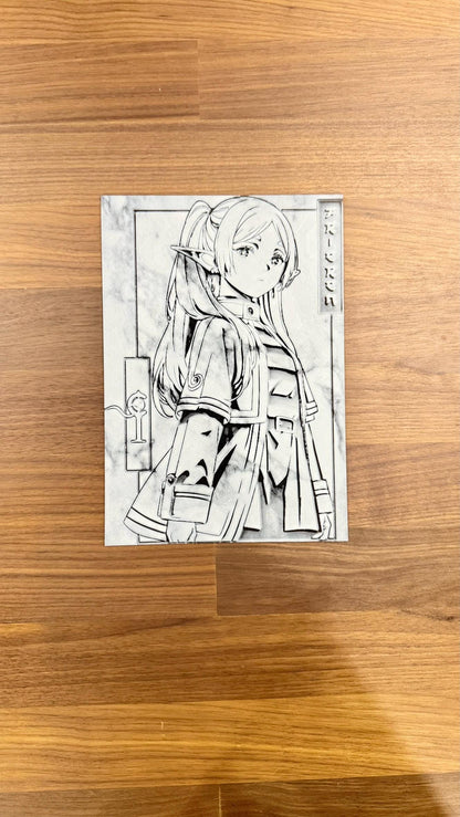 Frieren Himmel Carved Marble Effect 3D Poster Art Print - photo 4 (photos/photo_04.jpg)