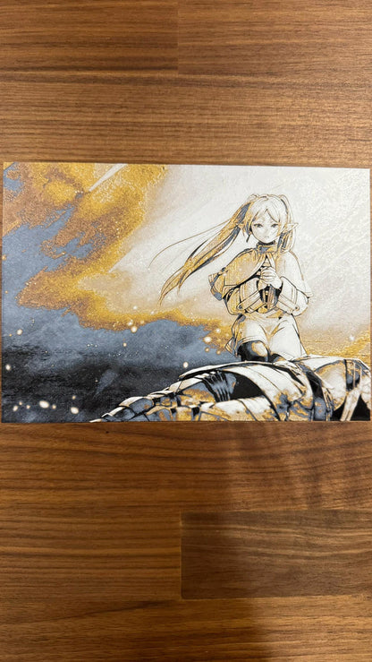 Frieren Praying Metallic 3D Poster Print - photo 4 (photos/photo_04.jpg)