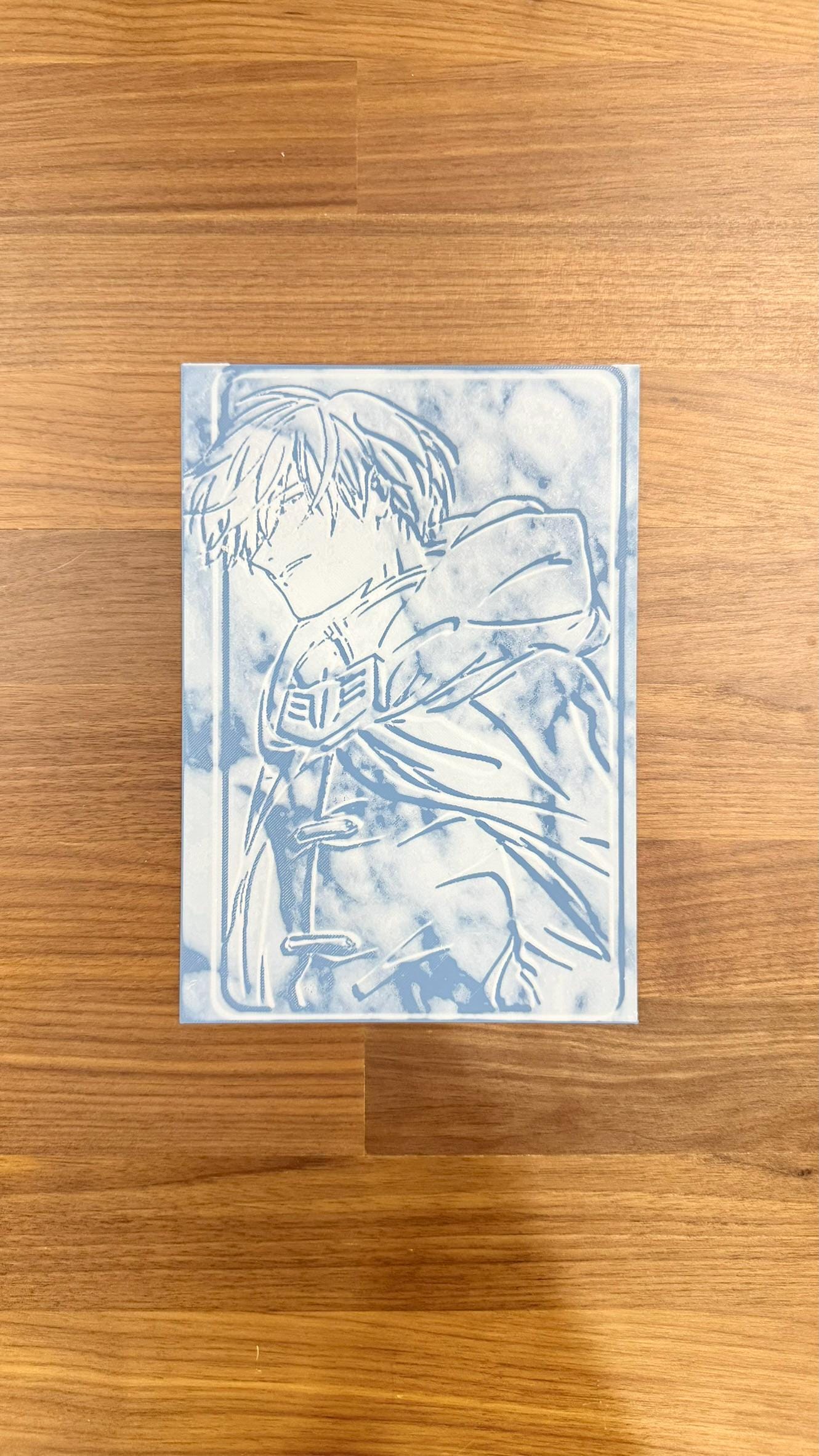 Frieren Himmel Carved Marble Effect 3D Poster Art Print - photo 3 (photos/photo_03.jpg)