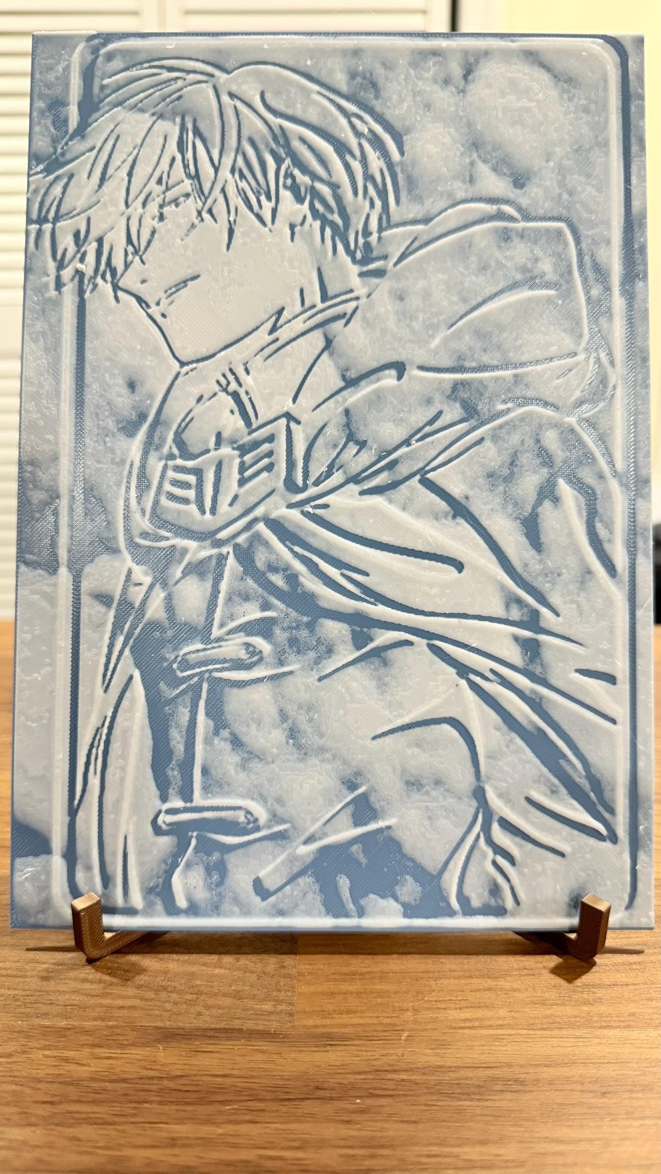 Frieren Himmel Carved Marble Effect 3D Poster Art Print - photo 4 (photos/photo_04.jpg)