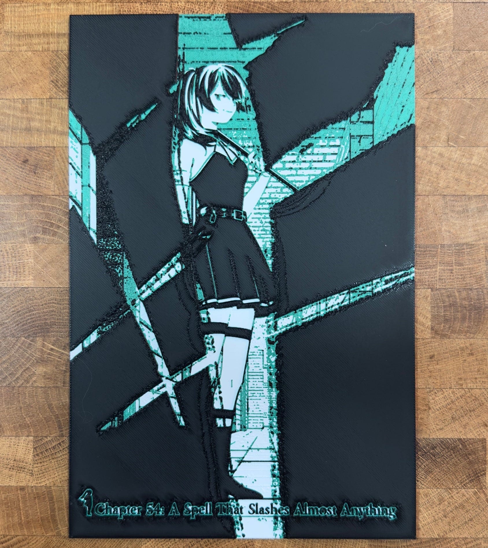 Ubel Frieren Spell Cast Metallic 3D Poster Print - photo 1 (photos/photo_01.jpg)