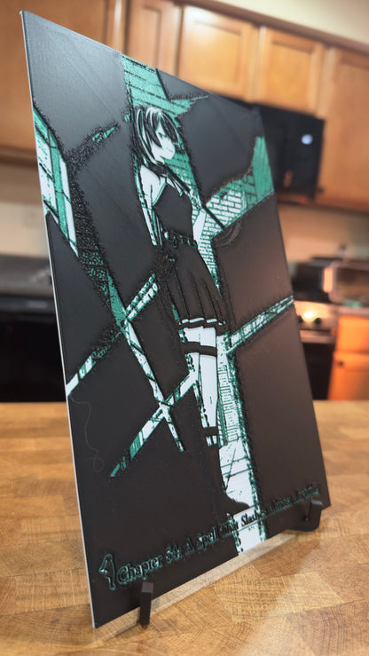 Ubel Frieren Spell Cast Metallic 3D Poster Print - photo 3 (photos/photo_03.jpg)