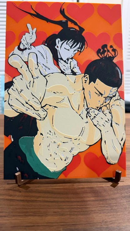 Aoi Todo Boogie Woogie JJK 3D Poster Metallic Print Art - photo 4 (photos/photo_04.jpg)