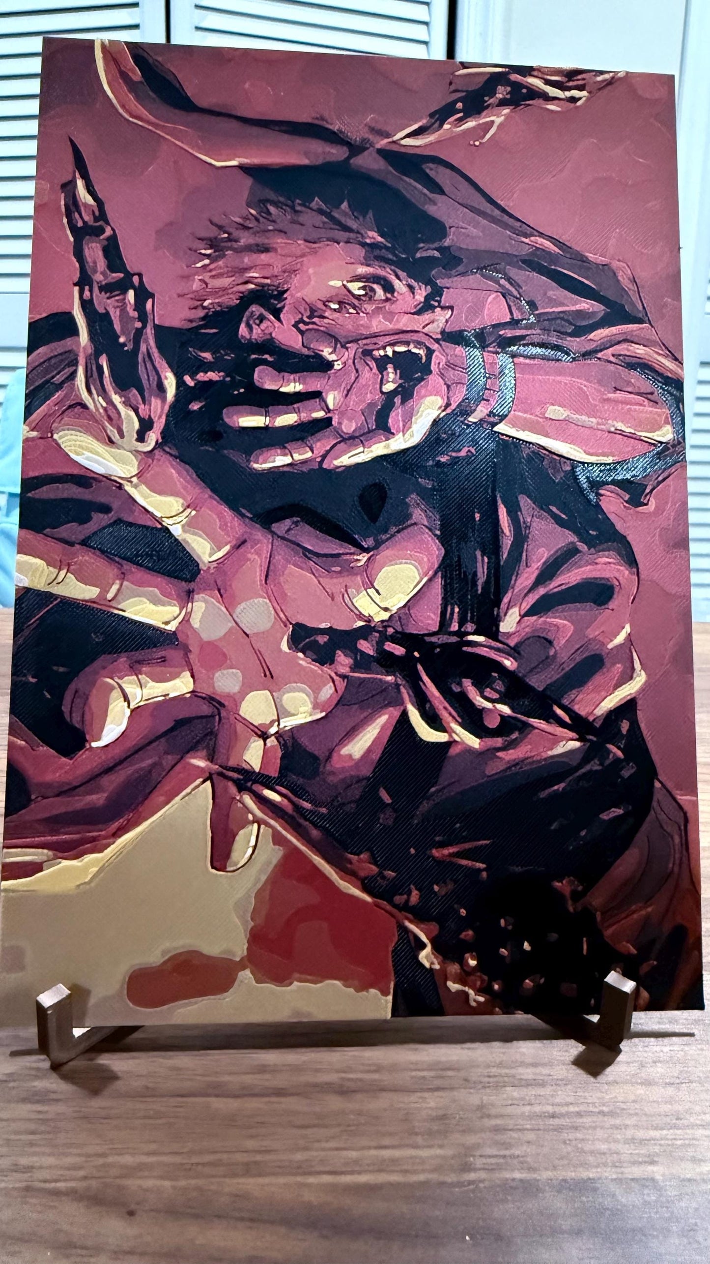 Sukuna JJK 3D Poster Metallic Print Art - photo 3 (photos/photo_03.jpg)