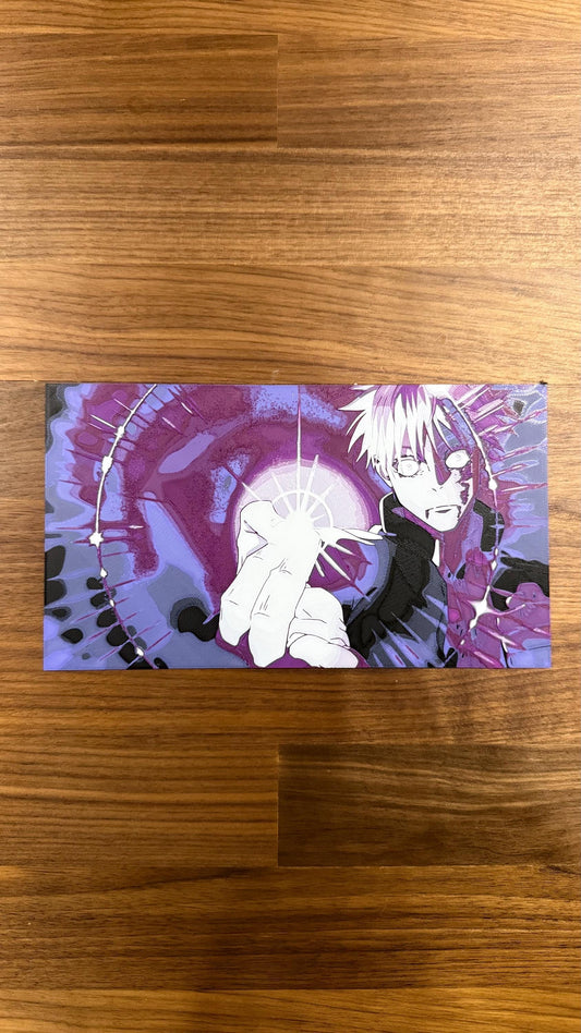 Gojo Purple Murasaki JJK 3D Poster Metallic Print Art - photo 1 (photos/photo_01.jpg)