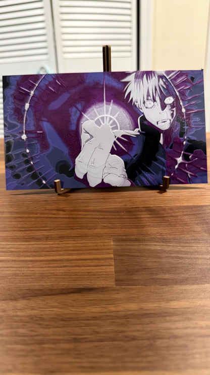Gojo Purple Murasaki JJK 3D Poster Metallic Print Art - photo 4 (photos/photo_04.jpg)